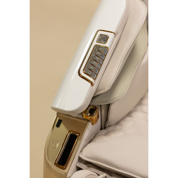 Масажне крісло XZERO LX 200 Lite Luxury White-1 каретка.